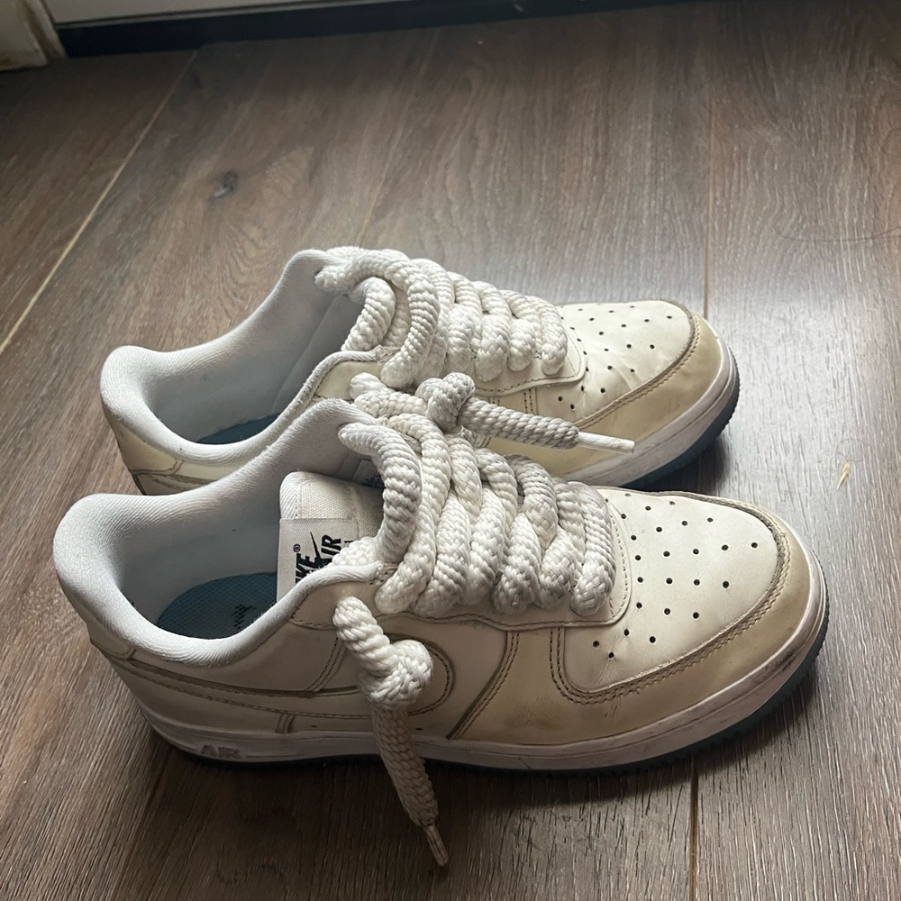 Nike Cream and White Sneakers
